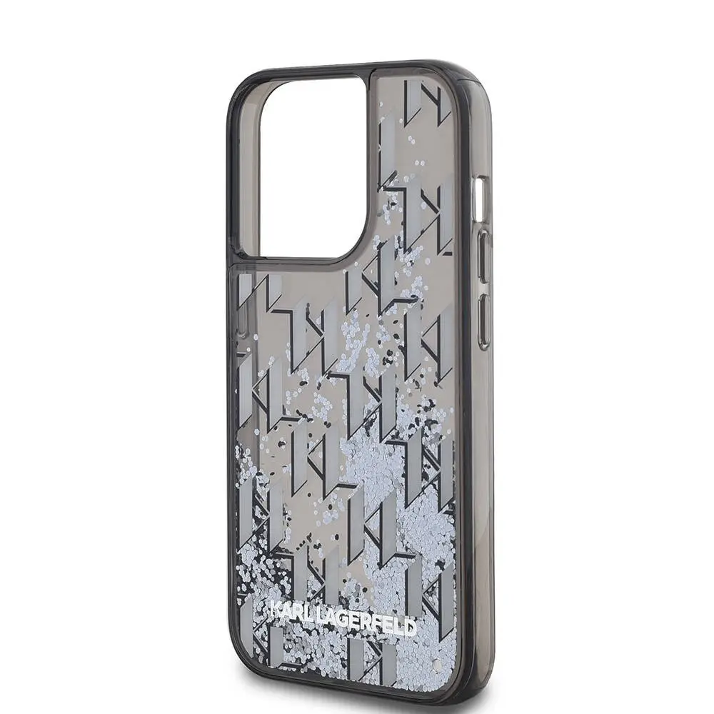 iPhone 14 Pro Max Simli KL Yazılı Monogram Kılıf - Karl Lagerfeld