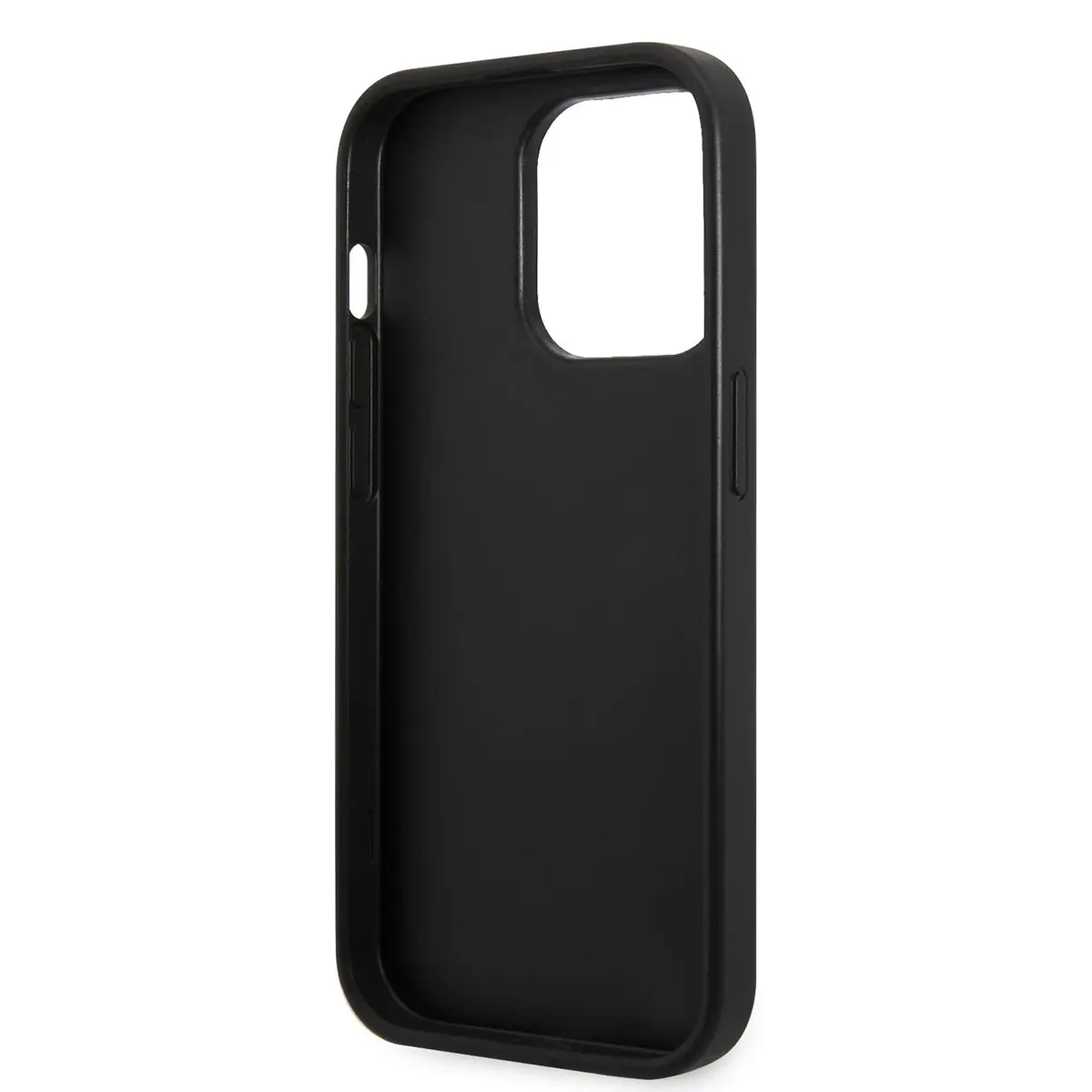iPhone 14 Pro Max Suni Deri Logolu Kılıf - Karl Lagerfeld