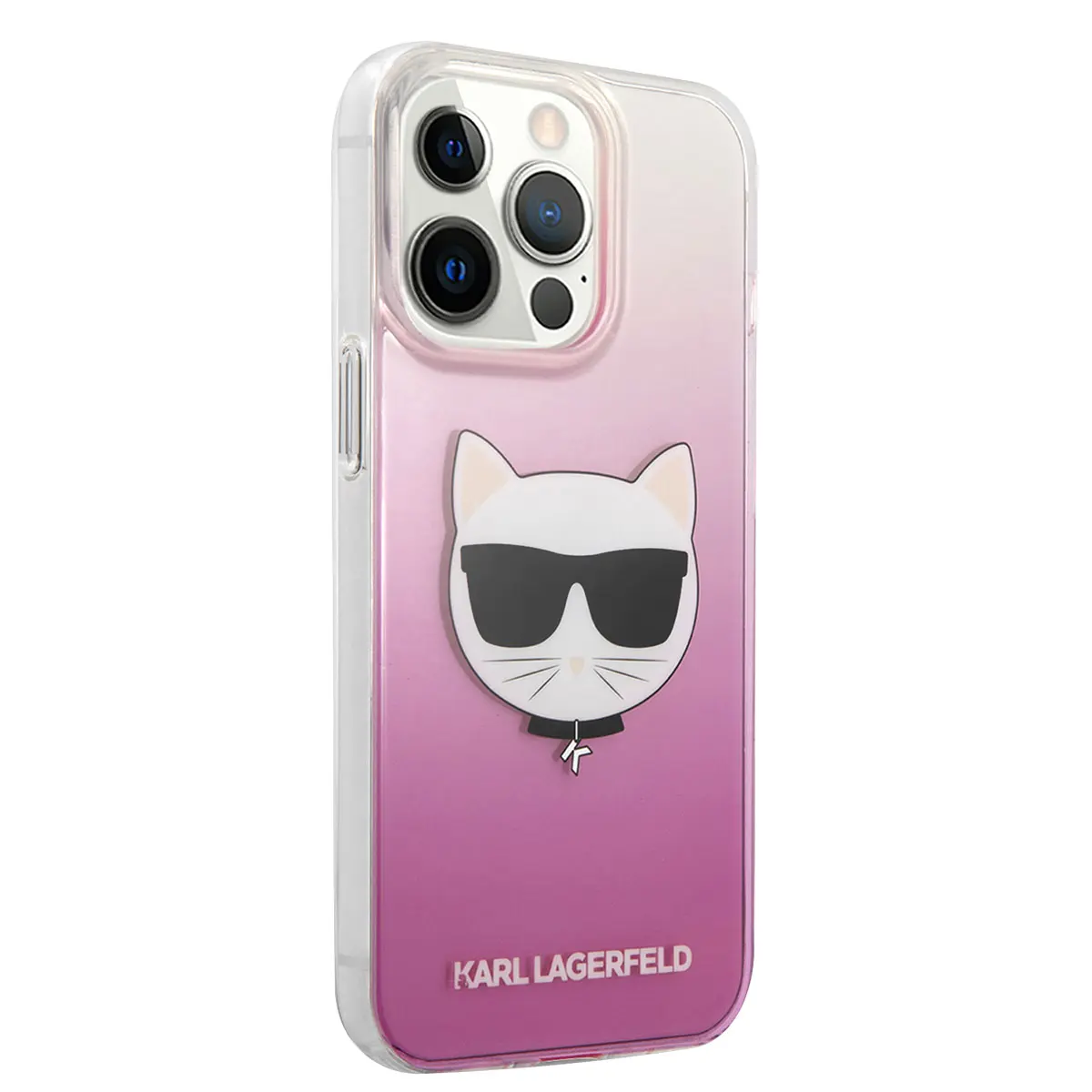 iPhone 14 Pro Max Sert TPU Kılıf, Choupette Dizayn - Karl Lagerfeld