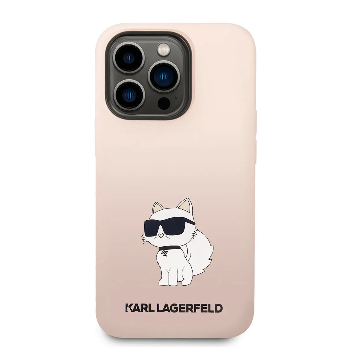 iPhone 14 Pro Max Silikon Kılıf, Choupette Dizayn - Karl Lagerfeld