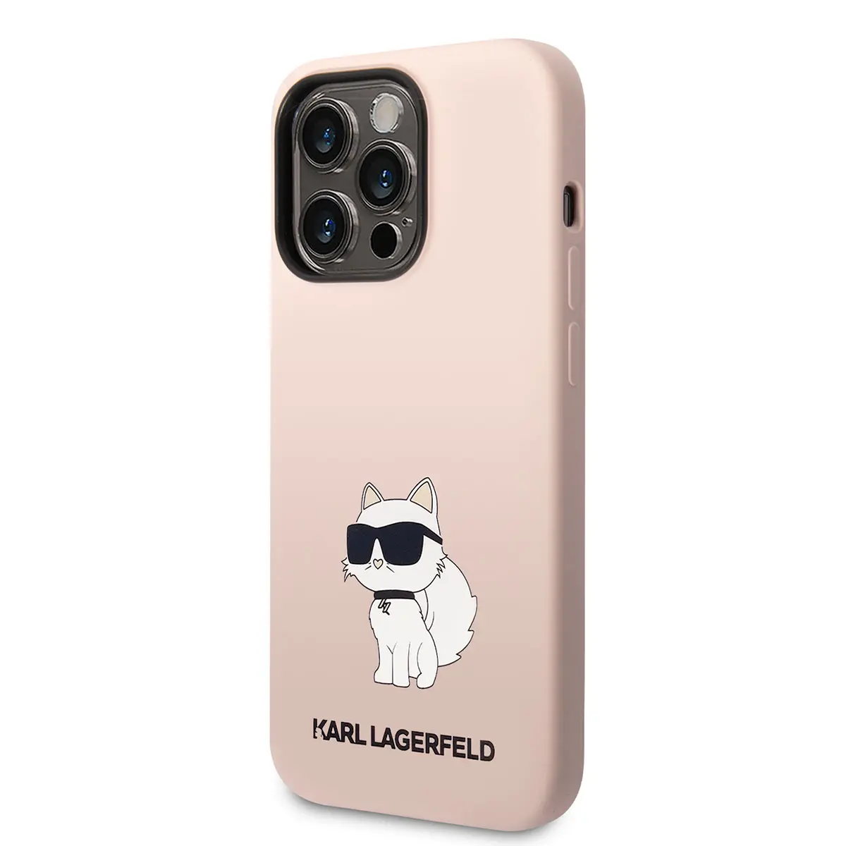 iPhone 14 Pro Max Silikon Kılıf, Choupette Dizayn - Karl Lagerfeld