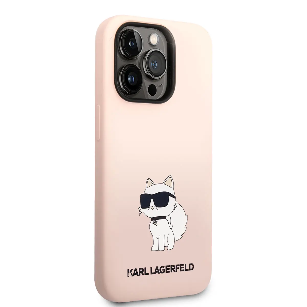 iPhone 14 Pro Max Silikon Kılıf, Choupette Dizayn - Karl Lagerfeld