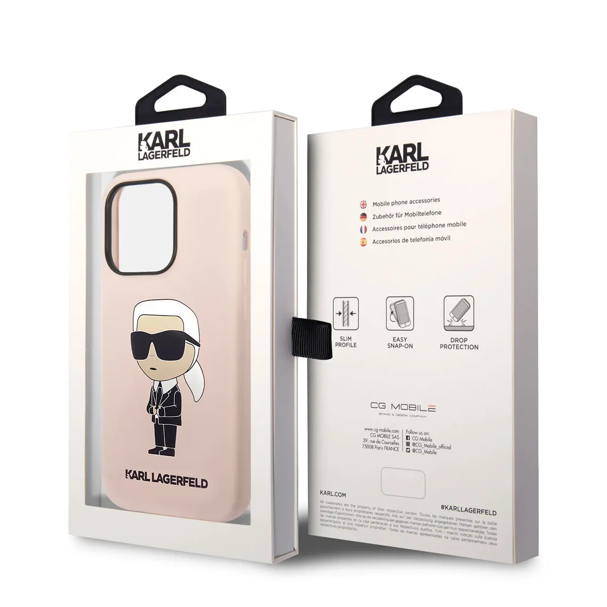 iPhone 14 Pro Max Silikon Kılıf - Karl Lagerfeld Karl Dizayn