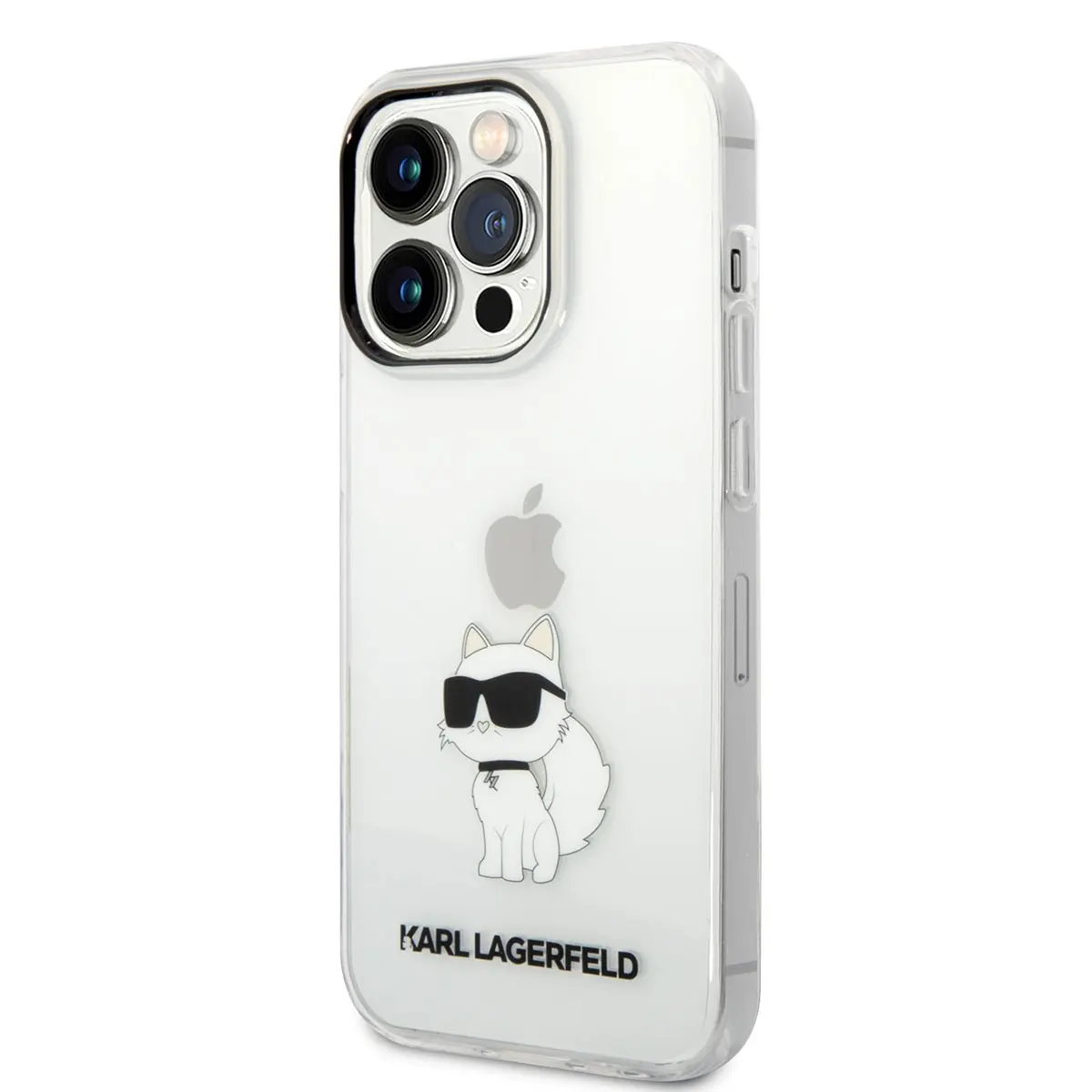 iPhone 14 Pro Max Şeffaf Kılıf, Choupette Desenli - Karl Lagerfeld