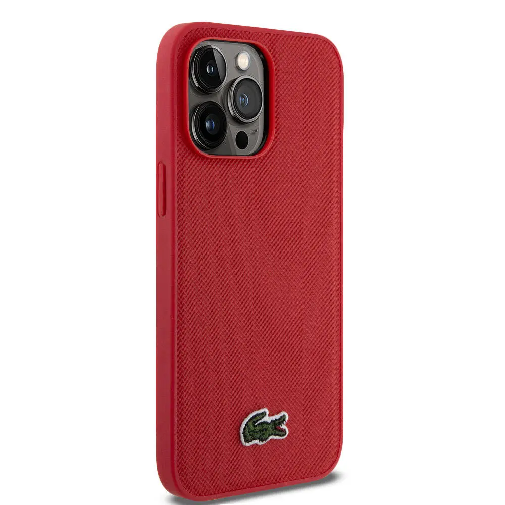 iPhone 14 Pro Max PU Pike Desenli Kılıf - Lacoste Lisanslı