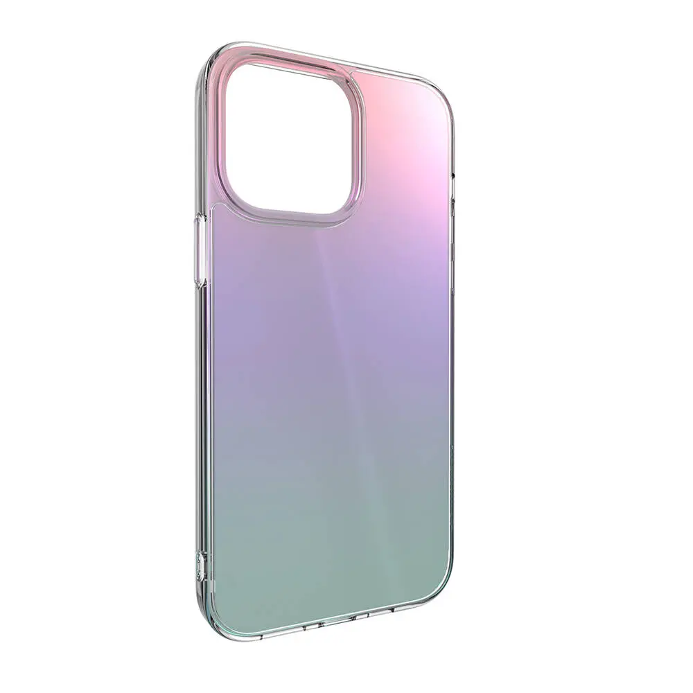 iPhone 14 Pro Max Şeffaf Renk Geçişli Kılıf - Switcheasy Crush Plus