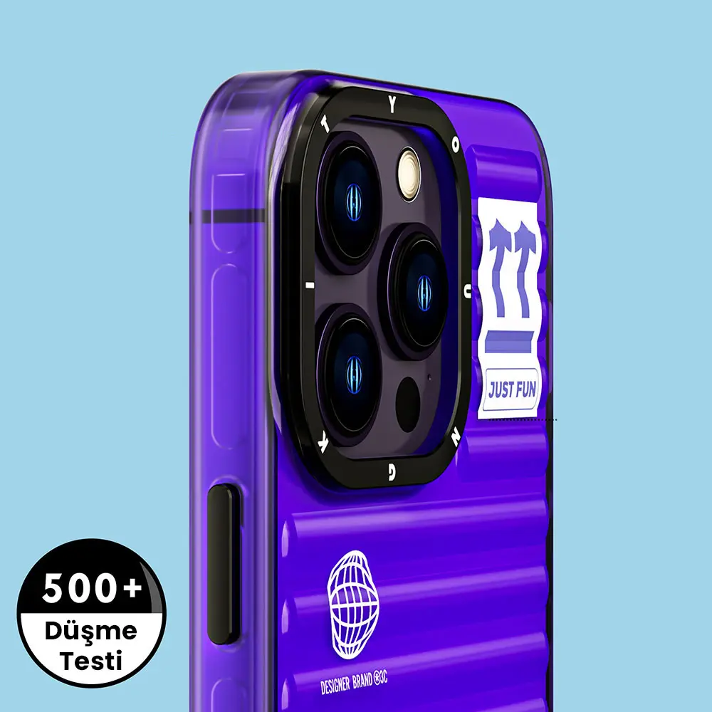 iPhone 14 Pro Max Şeffaf Renkli Kılıf - YoungKit Fluorite Serisi
