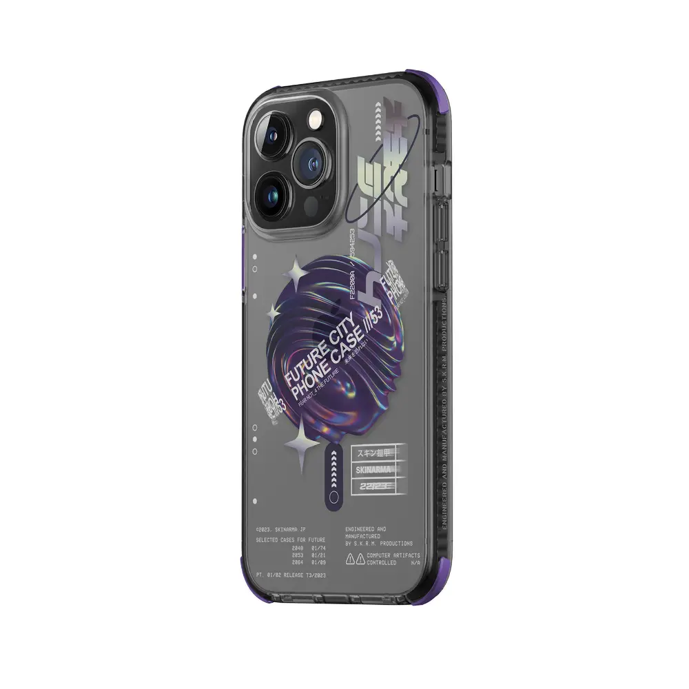 iPhone 14 Pro Max MagSafe Uyumlu Şeffaf Kılıf - Skinarma Shorai