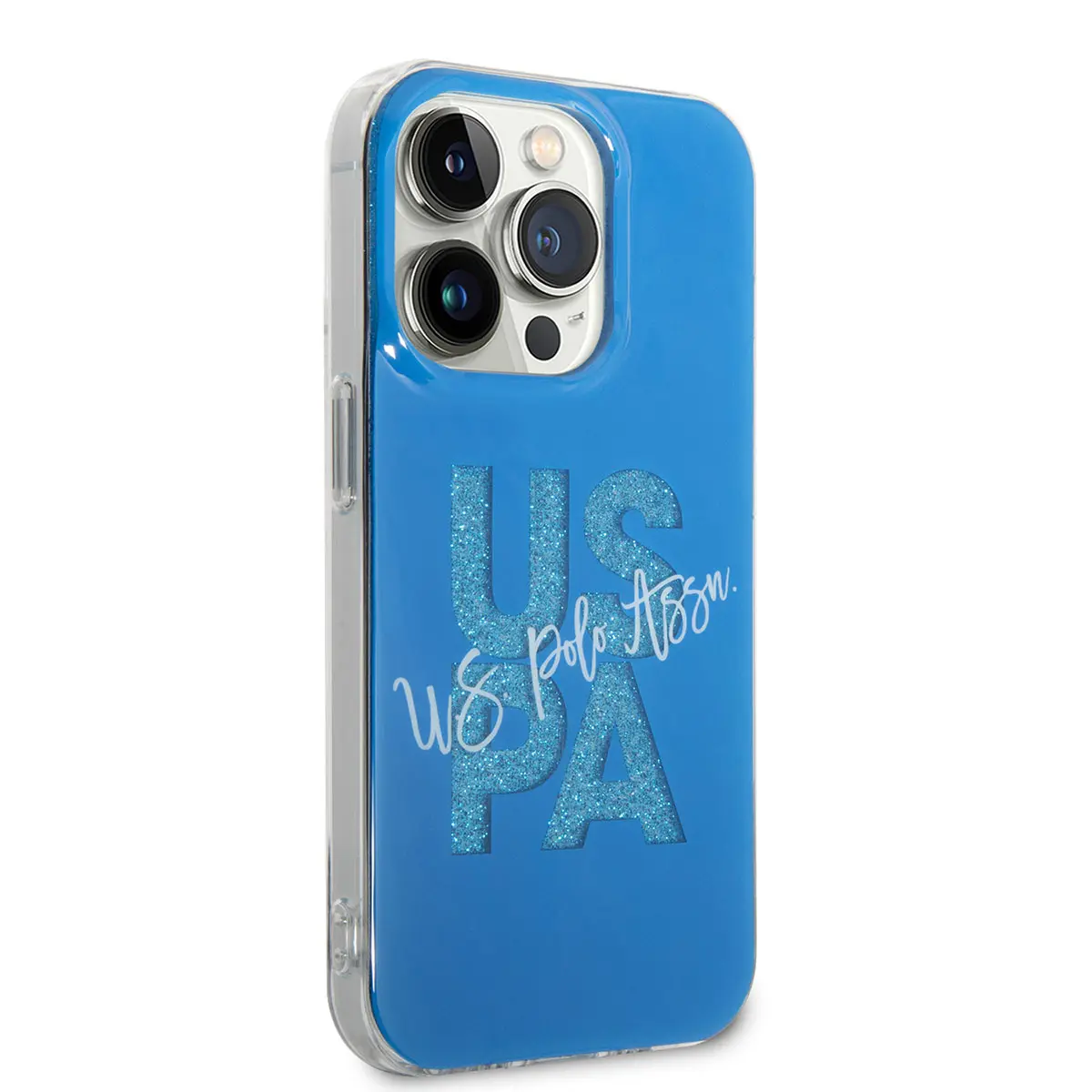 iPhone 14 Pro Max Simli Parlak Alfabe Tasarım Kılıf - U.S. Polo Assn.