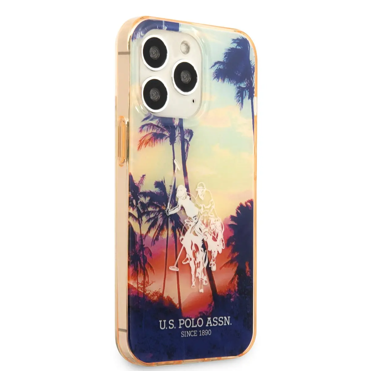 iPhone 14 Pro Max Renkli Ağaç Baskılı Kılıf - U.S. Polo Assn.