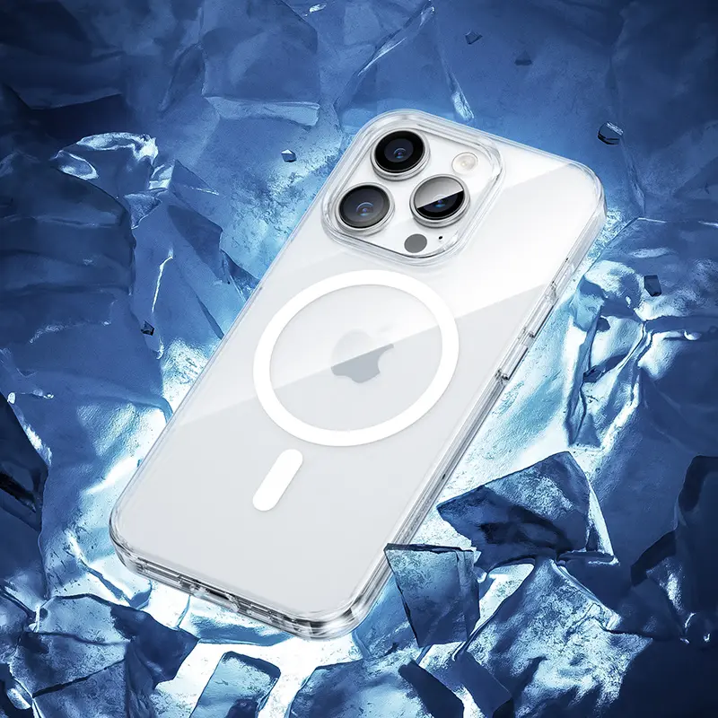 iPhone 14 Pro Max MagSafe Uyumlu Şeffaf Kılıf - Benks Crystal PC