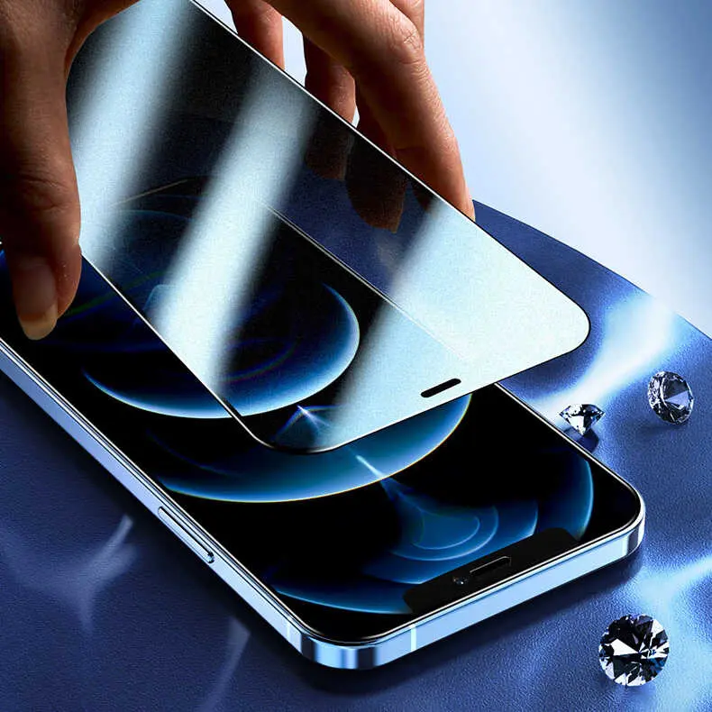 iPhone 14 Pro Max Gizlilik Filtreli Temperli Cam Ekran Koruyucu - Zore Rika