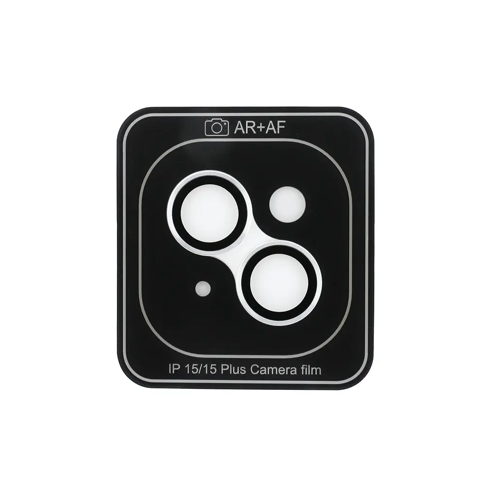 Apple iPhone 15 Guess Orjinal Lisanslı Metal Kamera Lens Koruyucu