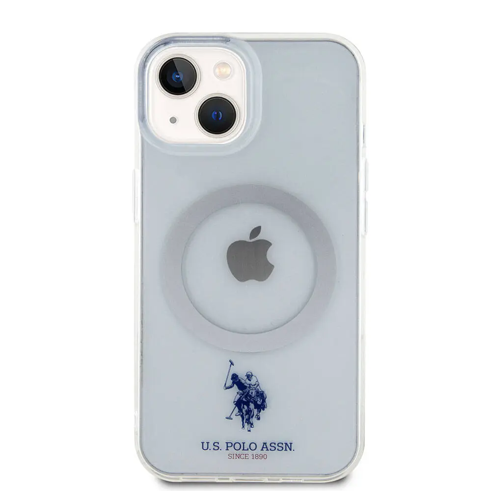 iPhone 15 MagSafe Uyumlu Şeffaf Kılıf - U.S. Polo Assn. Lisanslı
