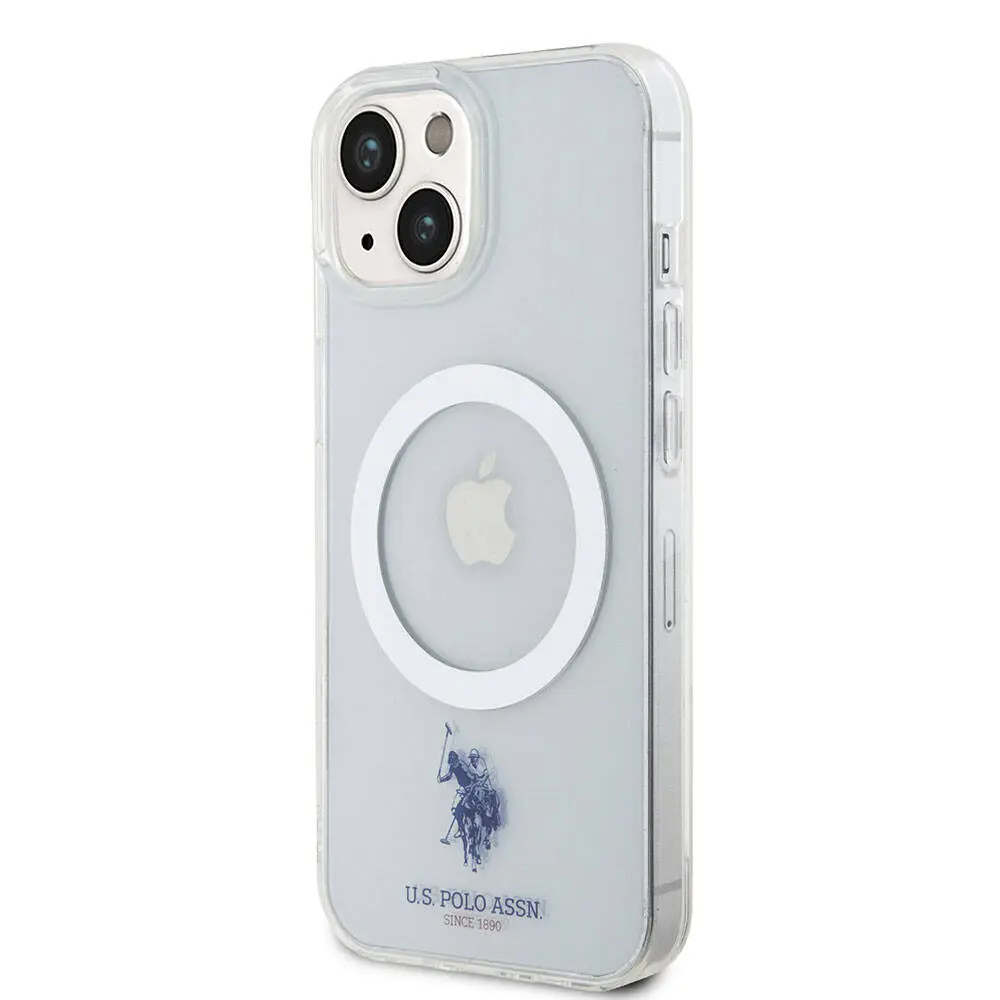 iPhone 15 MagSafe Uyumlu Şeffaf Kılıf - U.S. Polo Assn. Lisanslı