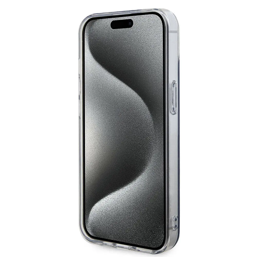 iPhone 15 Simli Parlak Alfabe Tasarım Kılıf - U.S. Polo Assn. Lisanslı