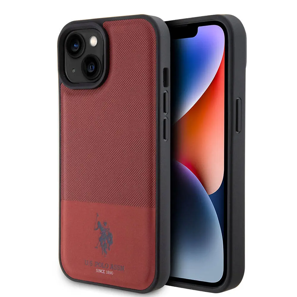 iPhone 15 Uyumlu Lisanslı Suni Deri Kılıf - U.S. Polo Assn.