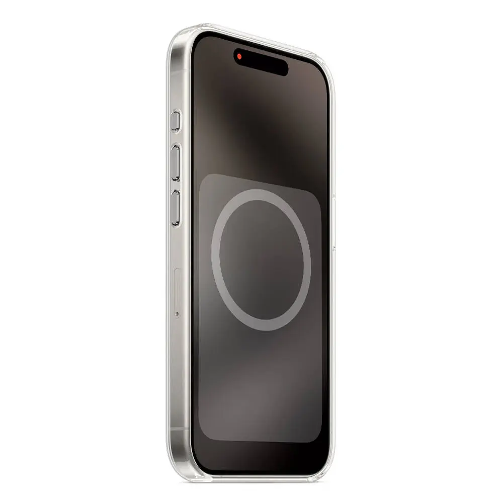 Apple iPhone 15 Kılıf Wiwu BC-022 M-safe Şarj Özellikli Şeffaf Transparan Kapak