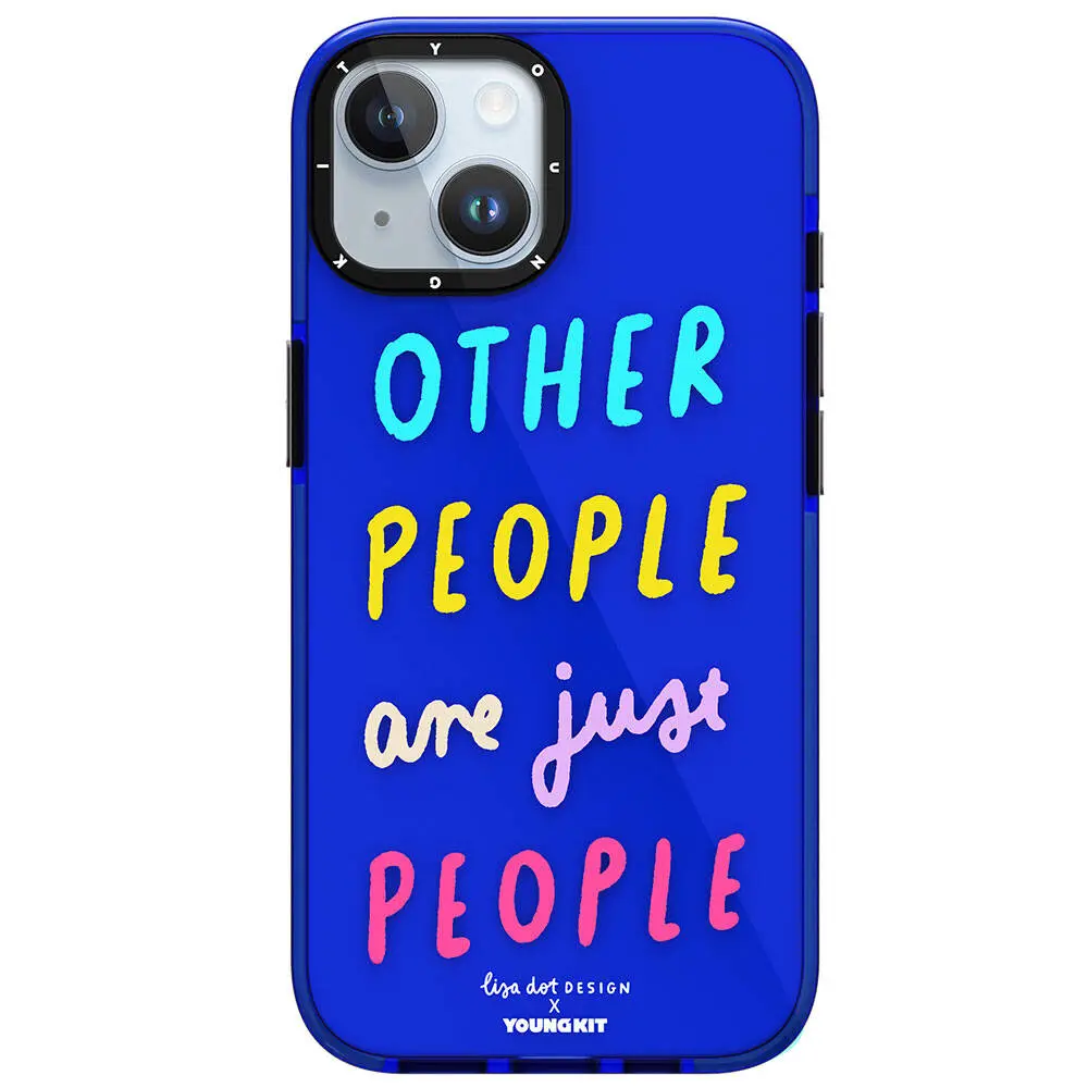 iPhone 15 Yazı Desenli Kılıf - Youngkit Mindfulness Serisi