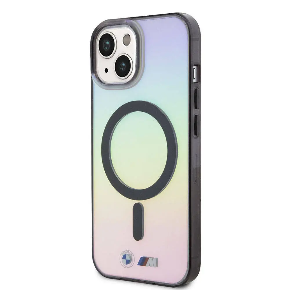 iPhone 15 MagSafe Uyumlu Şeffaf Kılıf - BMW Iridescent Lisanslı