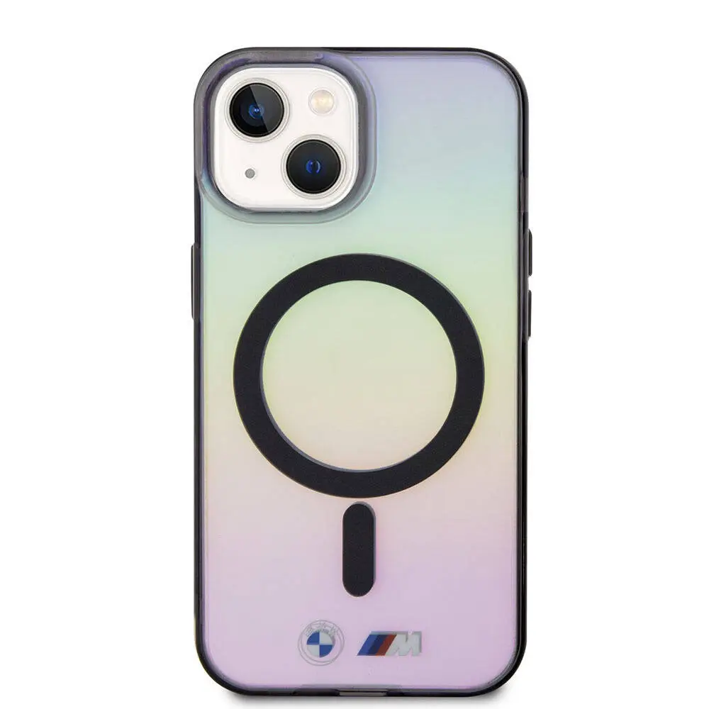 iPhone 15 MagSafe Uyumlu Şeffaf Kılıf - BMW Iridescent Lisanslı