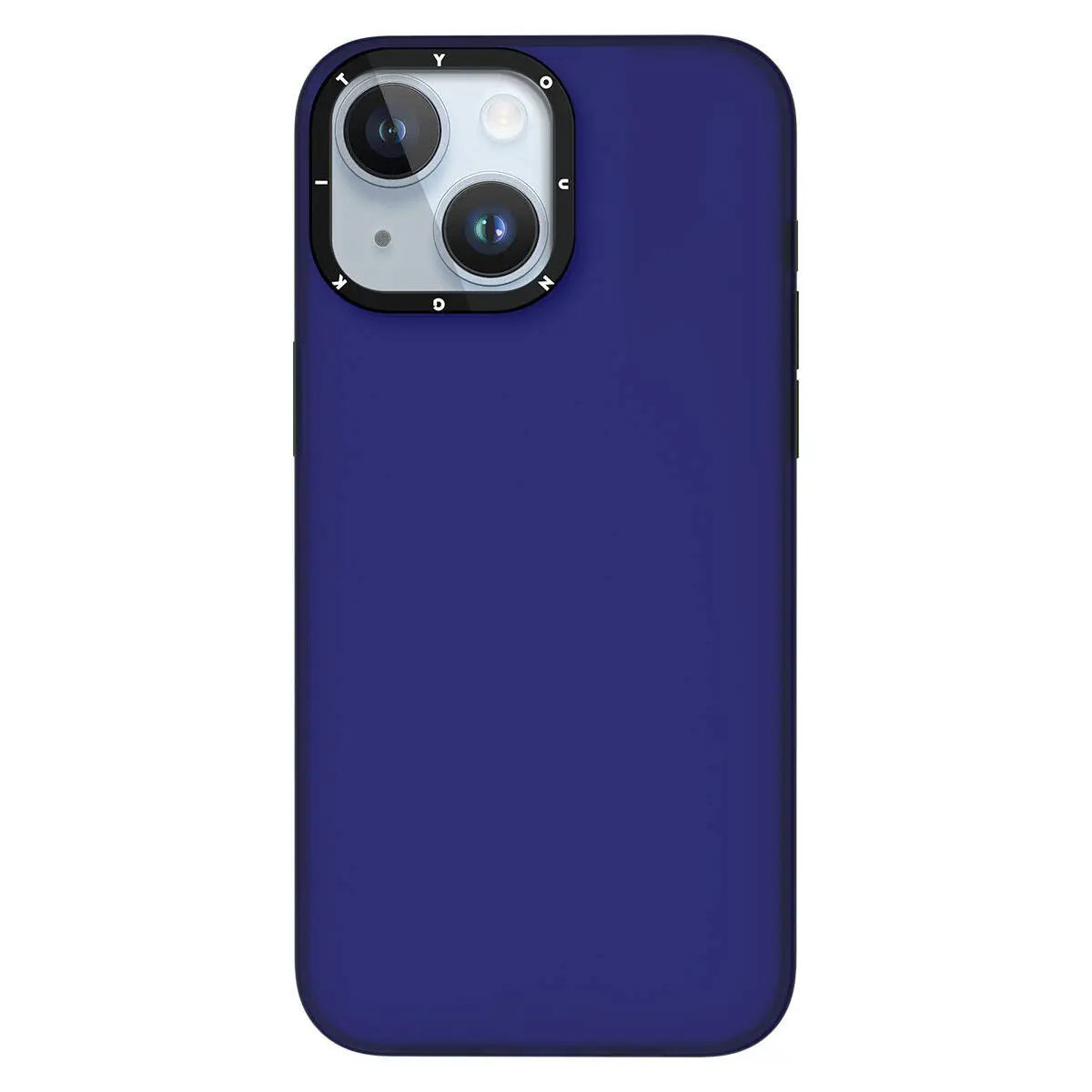 iPhone 15 Şeffaf Buzlu Mat Kılıf - Youngkit Hidden Sand Serisi