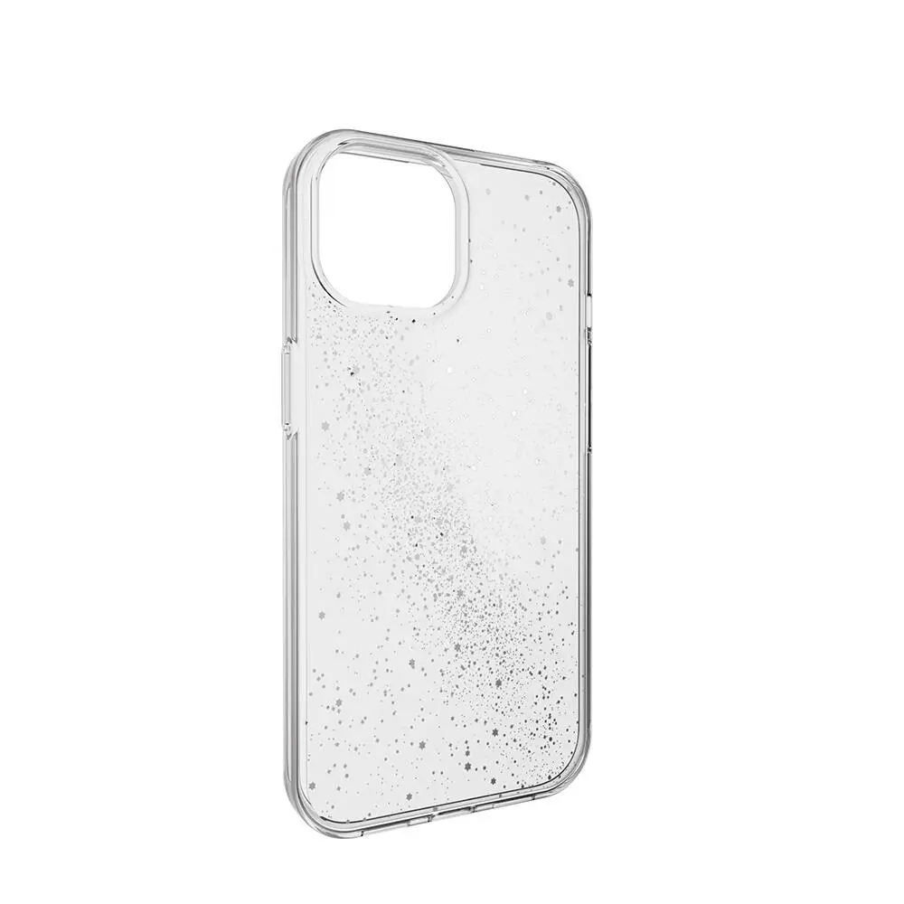 iPhone 15 Çift Katmanlı IMD Baskılı Şeffaf Kılıf - Switcheasy Cosmos Starlight