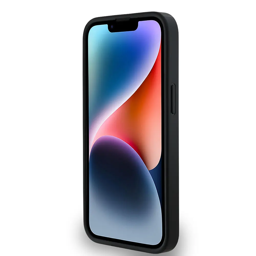 iPhone 15 MagSafe Uyumlu 3D Grid Desenli Kılıf - DKNY Lisanslı