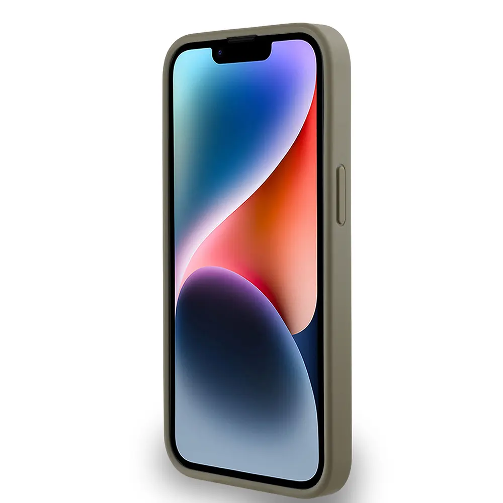 iPhone 15 MagSafe Uyumlu 3D Grid Desenli Kılıf - DKNY Lisanslı