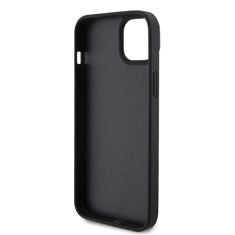 iPhone 15 Askılı Taşlı Kılıf - Guess Lisanslı PU Deri