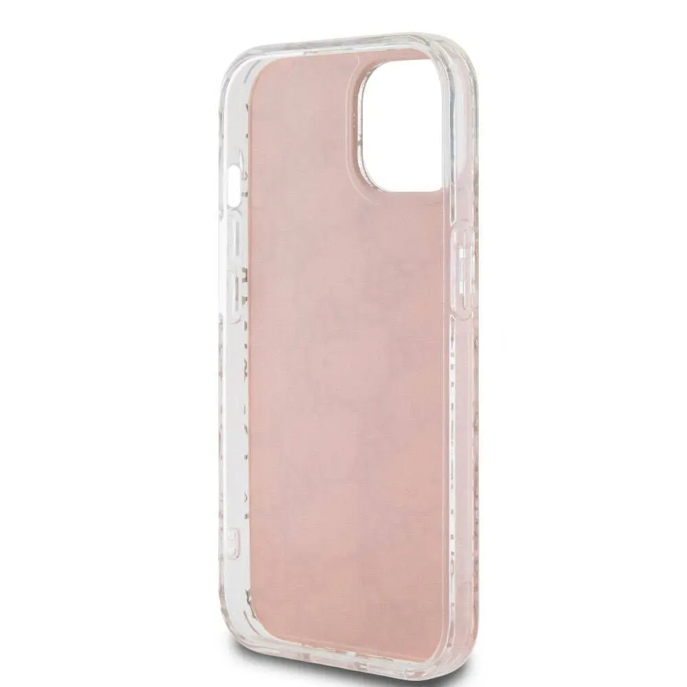 iPhone 15 Lisanslı Hello Kitty Renk Geçişli Kılıf - Pembe