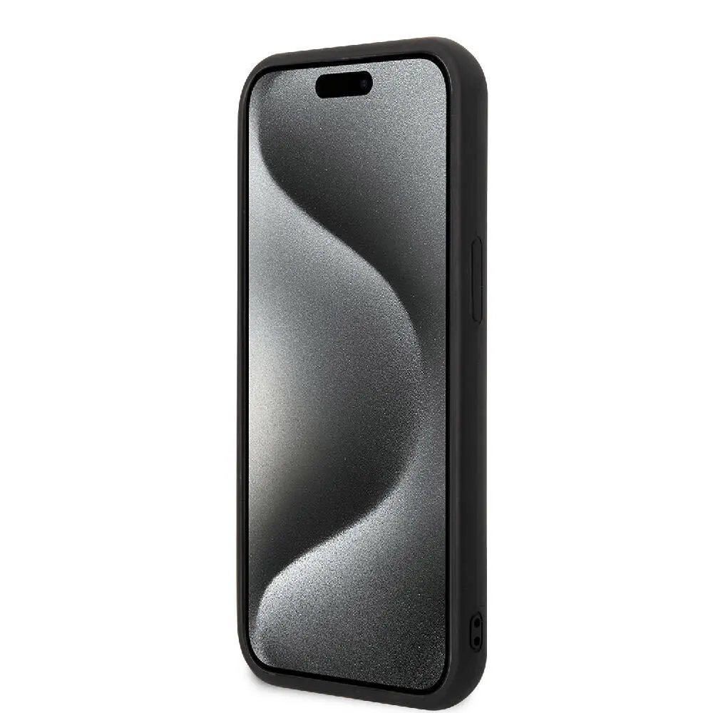 iPhone 15 Hello Kitty Lisanslı Kılıf, Siyah 3D Tasarım