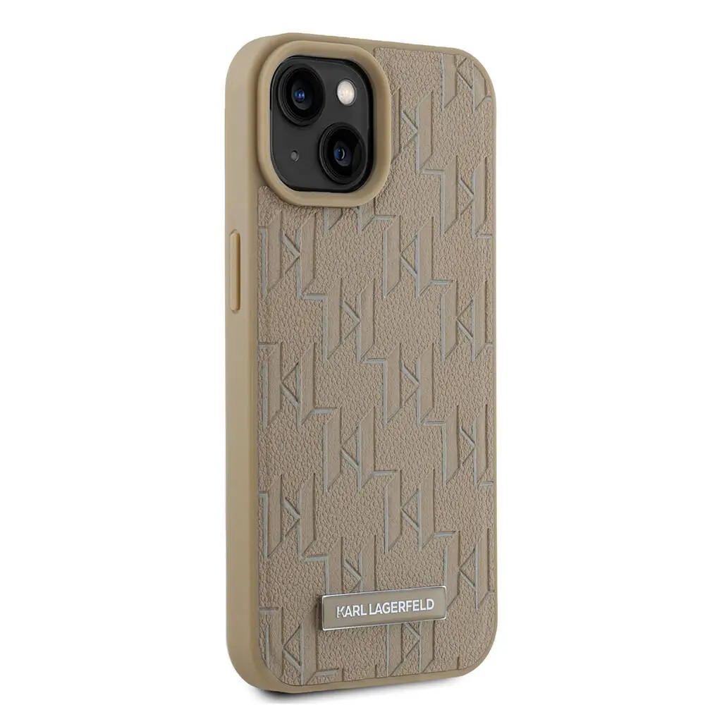 iPhone 15 MagSafe Uyumlu Kılıf - Karl Lagerfeld KL Hot Stamp