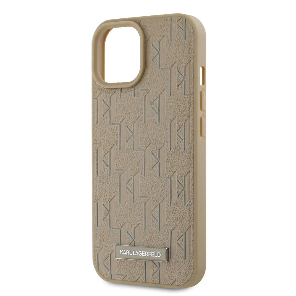 iPhone 15 MagSafe Uyumlu Kılıf - Karl Lagerfeld KL Hot Stamp