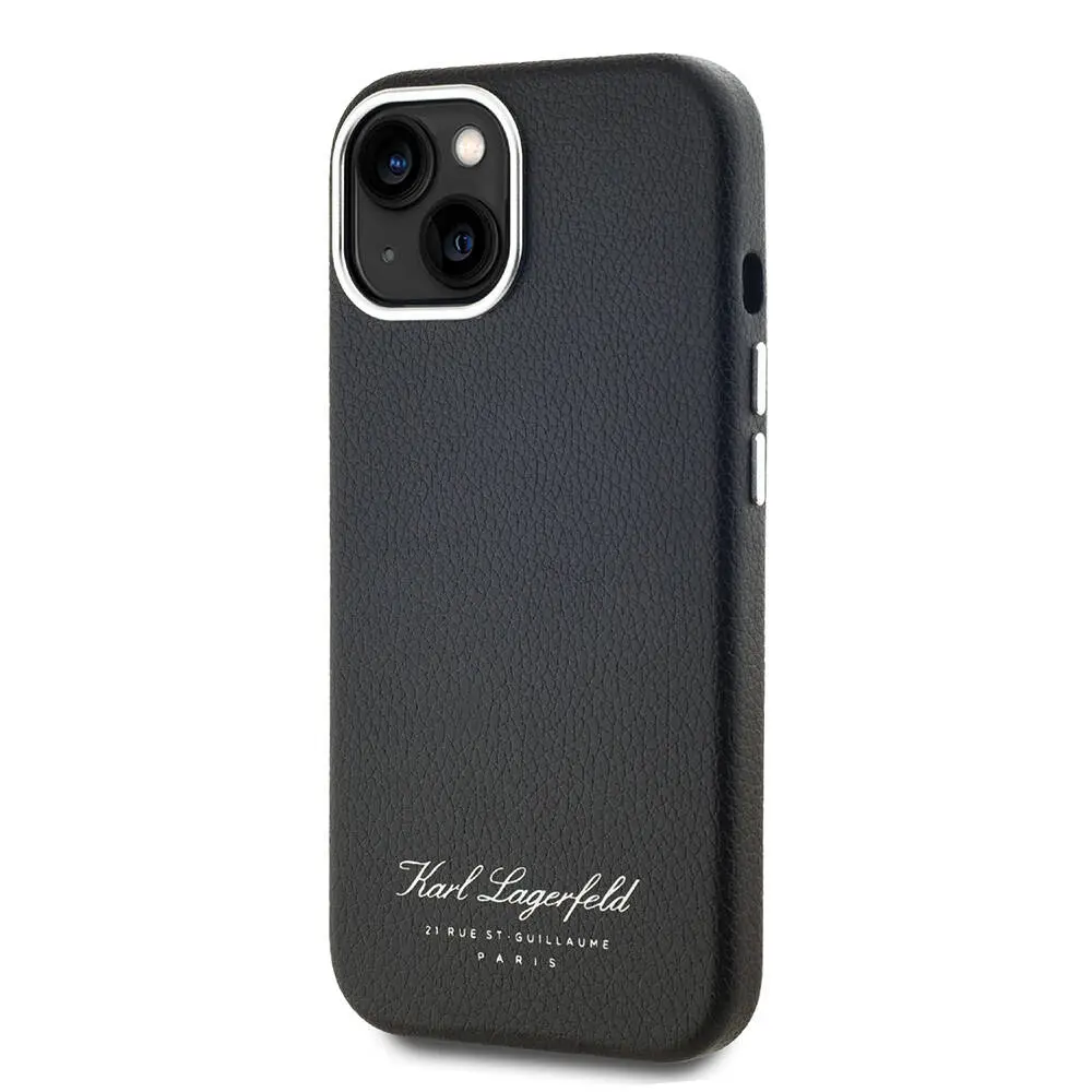 iPhone 15 Kılıf, Lisanslı KL Yazılı Hotel Kapak - Karl Lagerfeld