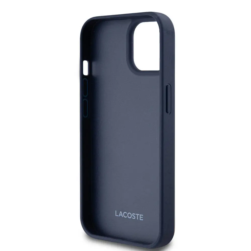 iPhone 15 MagSafe Uyumlu Kartlıklı Kılıf - Lacoste Lisanslı Monogram