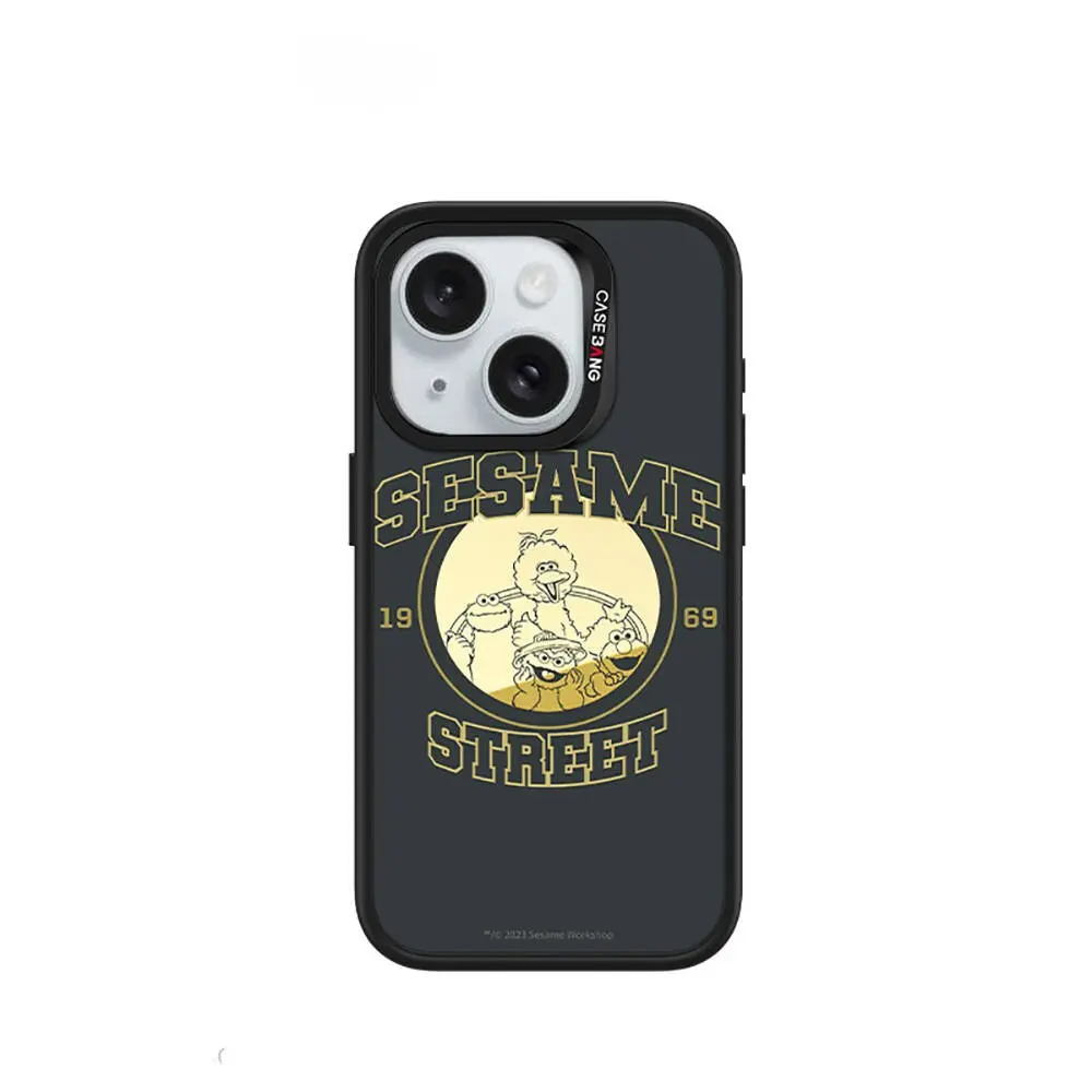 iPhone 15 MagSafe Uyumlu Mıknatıslı Arka Panel - Casebang Sesame Street
