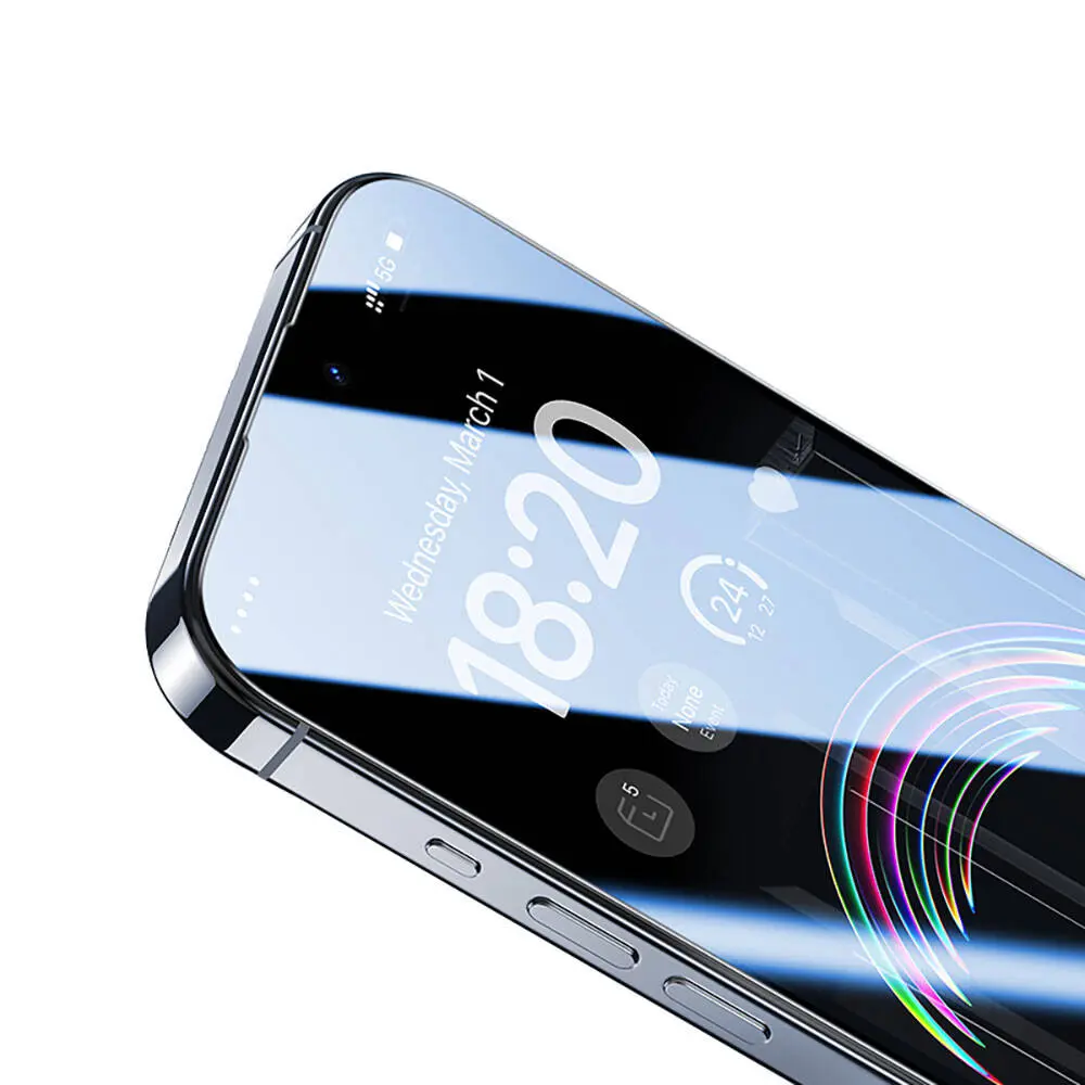 iPhone 15 Plus Temperli Cam Ekran Koruyucu, Uygulama Aparatlı - Benks V Pro Ultra Shield