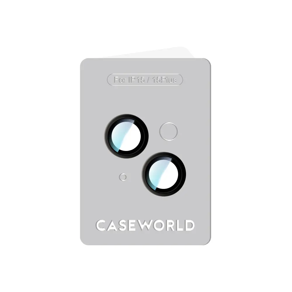 Apple iPhone 15 Plus CaseWorld Alloy Serisi Oleofobik Anti Reflective Kamera Lens Koruyucu