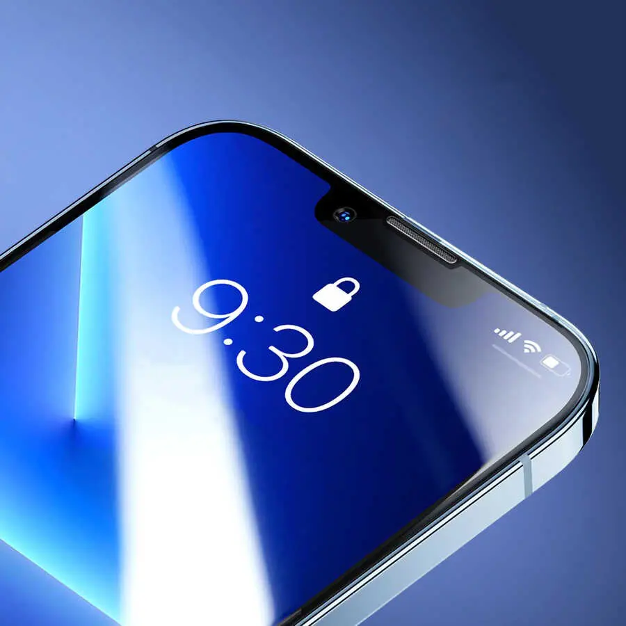 iPhone 15 Plus 5D Tam Kaplama Cam Ekran Koruyucu - Davin
