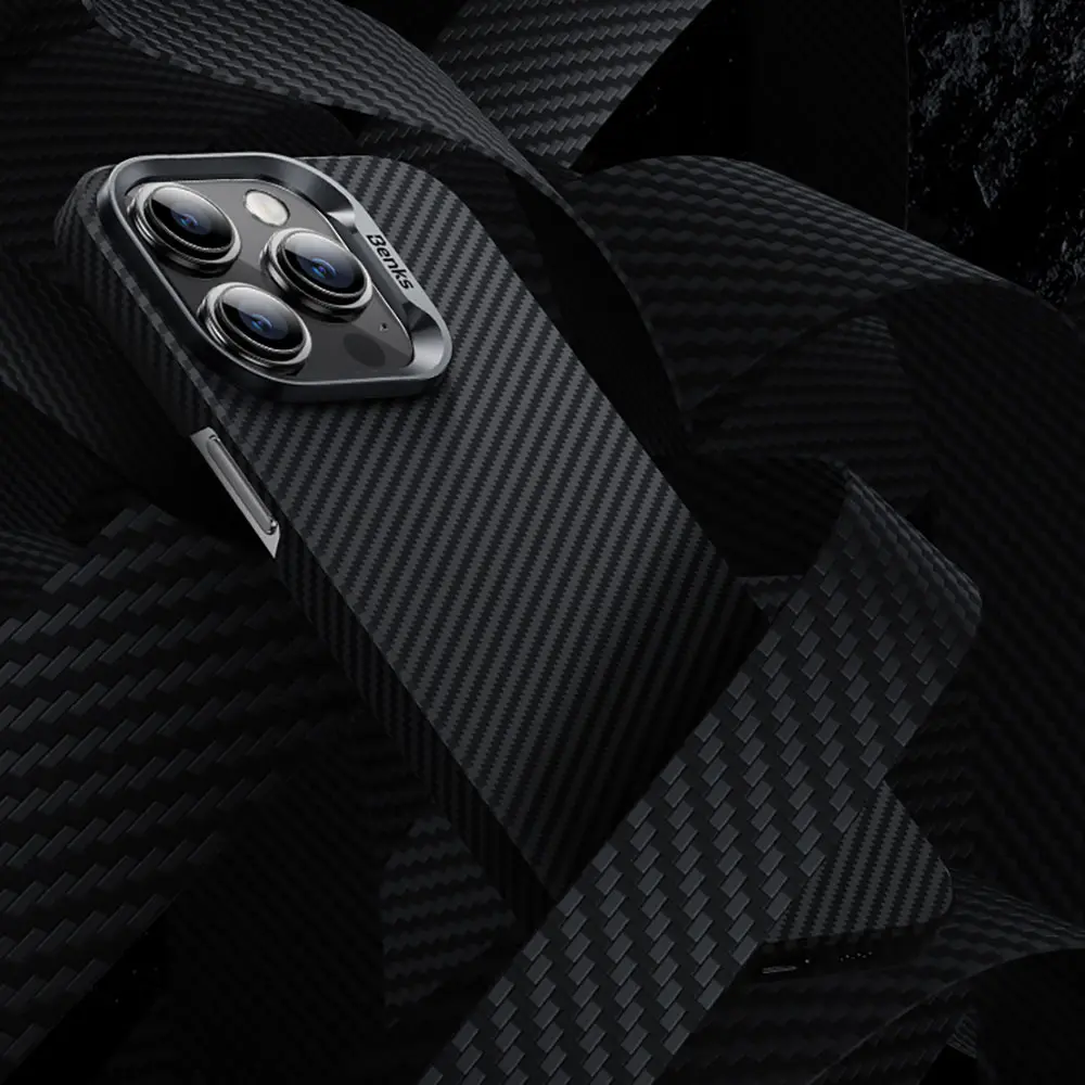 iPhone 15 Plus MagSafe Uyumlu Kevlar Kılıf - Benks Essential ArmorAir