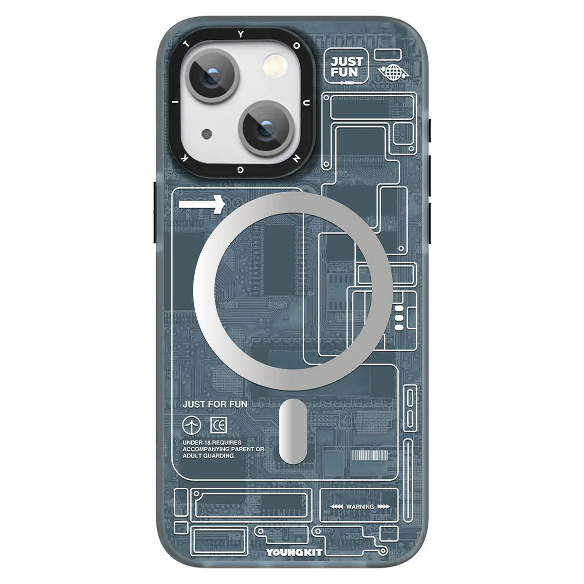 iPhone 15 Plus MagSafe Uyumlu Kılıf - YoungKit Technology Serisi