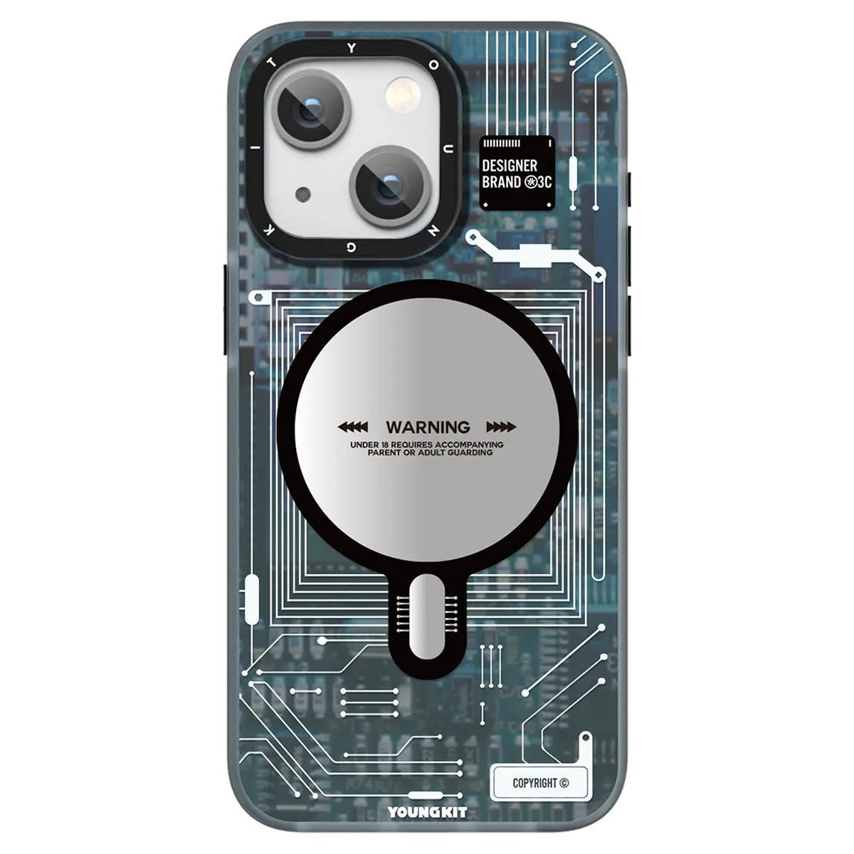 iPhone 15 Plus MagSafe Uyumlu Kılıf - YoungKit Technology Serisi