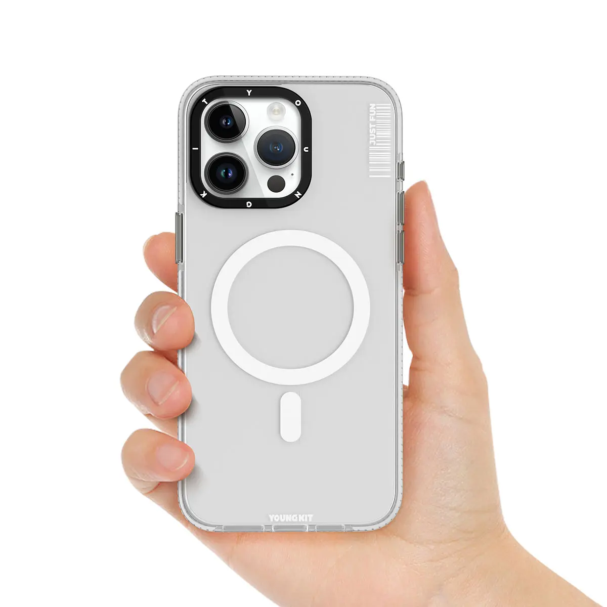 iPhone 15 Plus MagSafe Uyumlu Kılıf - YoungKit Crystal Color Serisi