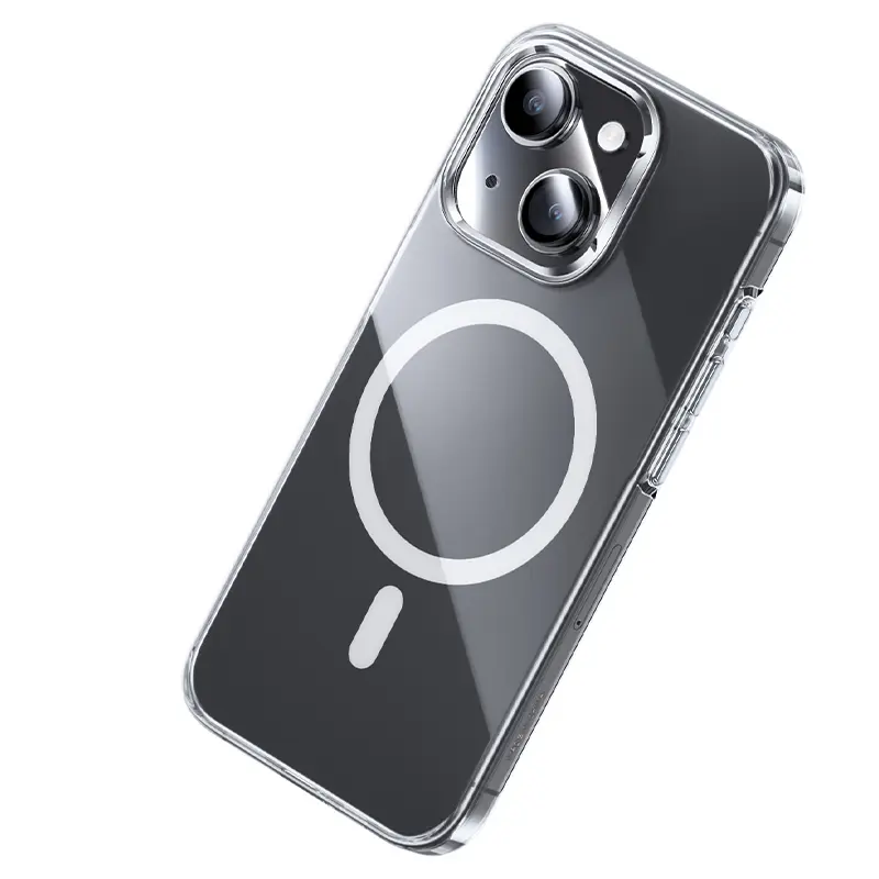 iPhone 15 Plus MagSafe Uyumlu Şeffaf Kılıf - Benks Crystal