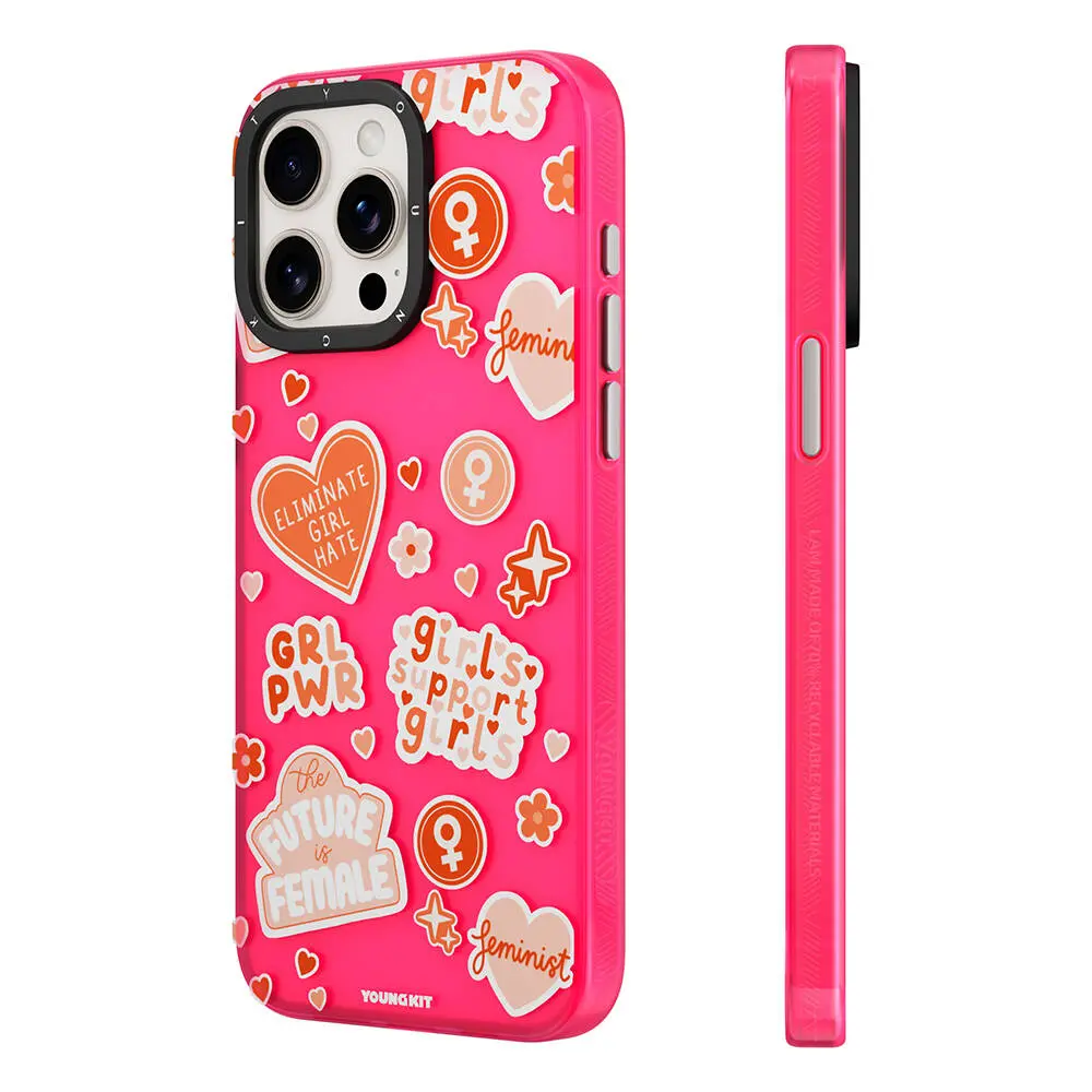 iPhone 15 Plus Tasarımlı Kılıf - Youngkit Sweet Language Bethany Green