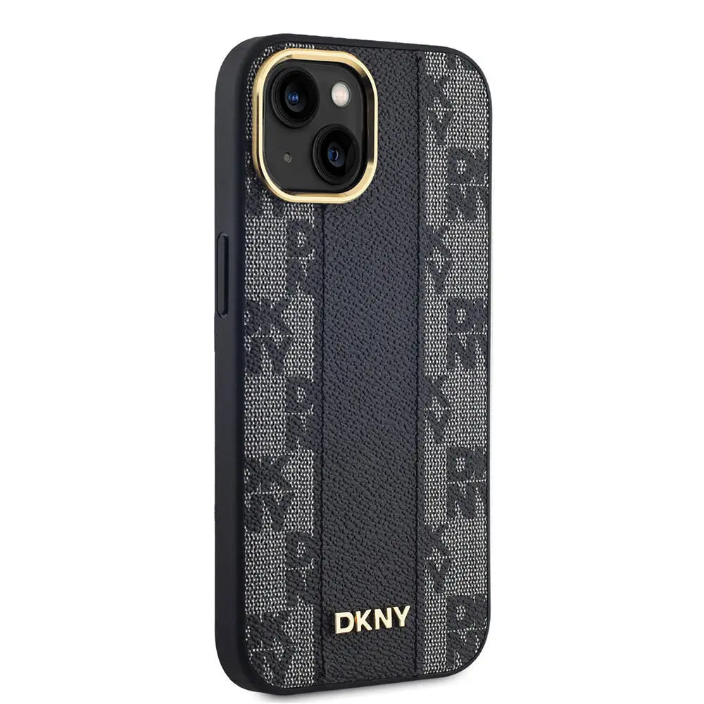 iPhone 15 Plus MagSafe Uyumlu Kılıf - DKNY Checkered Pattern