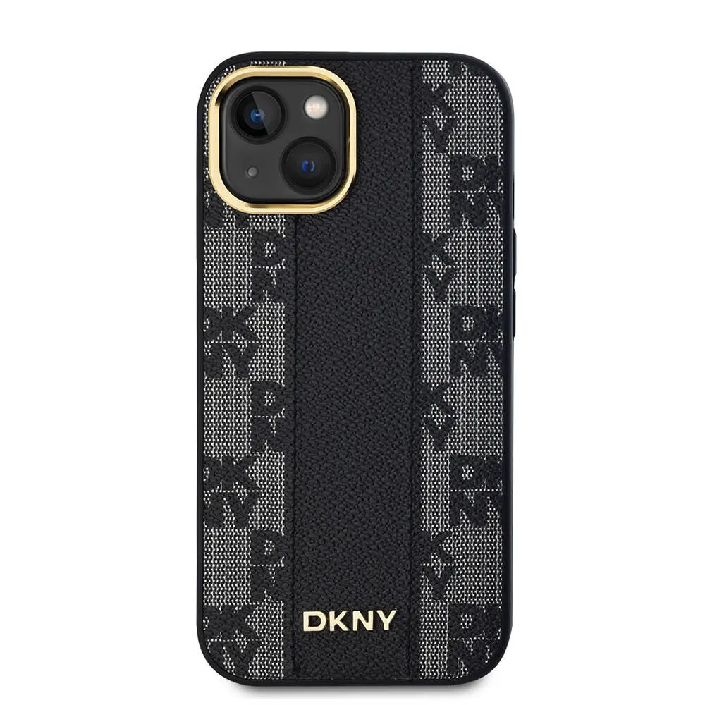 iPhone 15 Plus MagSafe Uyumlu Kılıf - DKNY Checkered Pattern