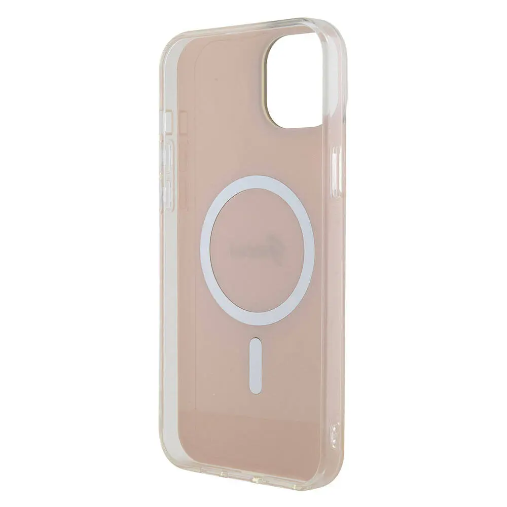 iPhone 15 Plus MagSafe Uyumlu Kılıf - Guess Iridescent Logolu