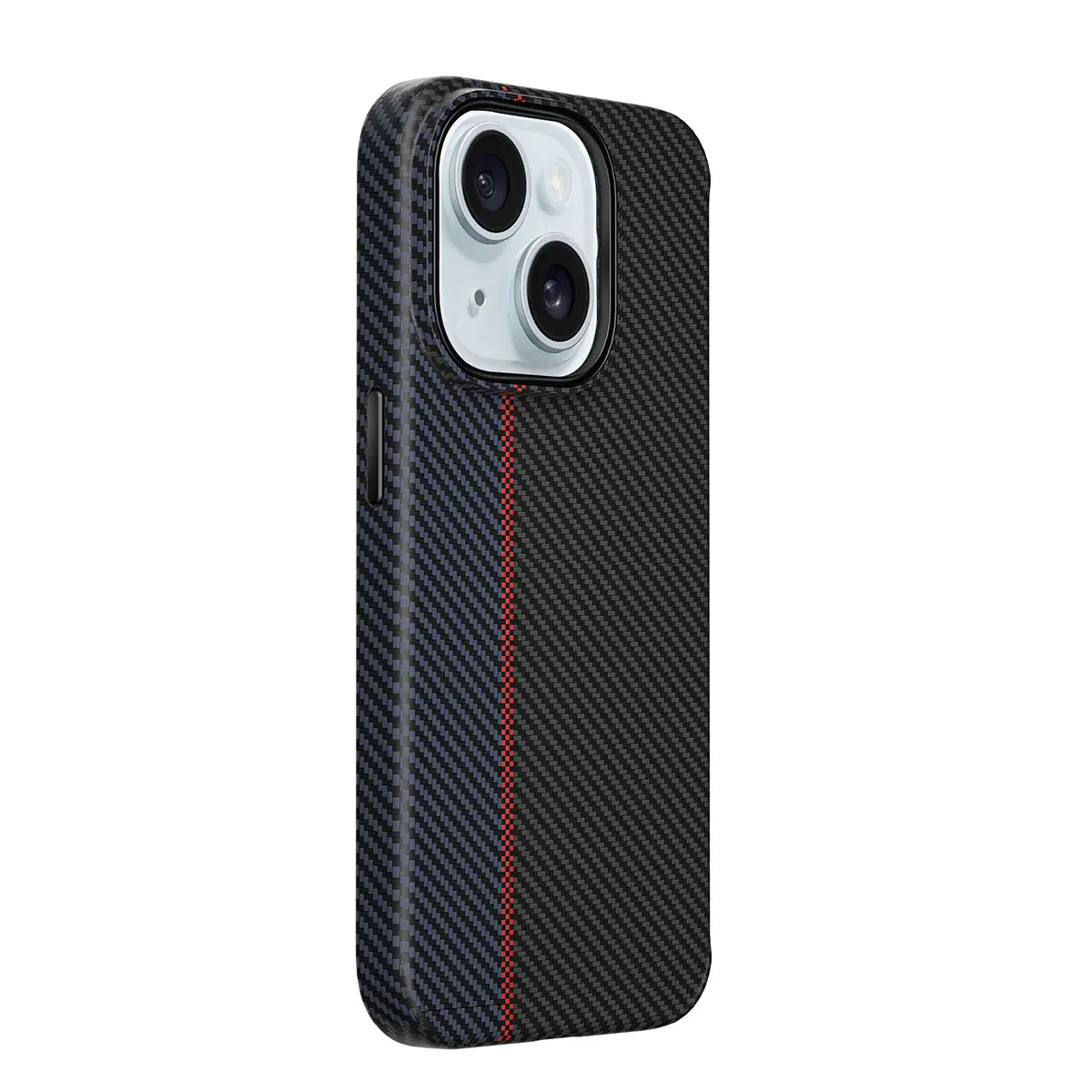iPhone 15 Plus MagSafe Uyumlu Karbon Fiber Kılıf - Wiwu LCC-107